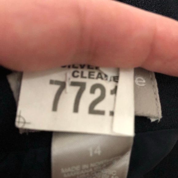 Liz Claiborne Navy Suit Skirt - Picture 4 of 6